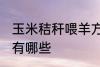 玉米秸秆喂羊方法 玉米秸秆喂羊方法有哪些