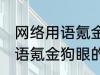 网络用语氪金狗眼是什么意思 网络用语氪金狗眼的意思