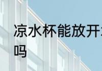 凉水杯能放开水吗 凉水杯可以放开水吗