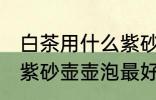 白茶用什么紫砂壶壶泡最好 白茶用啥紫砂壶壶泡最好
