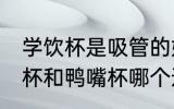 学饮杯是吸管的好还是鸭嘴的好 吸管杯和鸭嘴杯哪个适合宝宝
