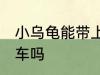 小乌龟能带上火车吗 乌龟可以带上火车吗