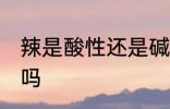 辣是酸性还是碱性食物 辣是酸性食物吗