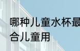 哪种儿童水杯最安全健康 什么杯子适合儿童用