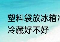 塑料袋放冰箱冷藏好吗 塑料袋放冰箱冷藏好不好