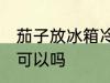 茄子放冰箱冷藏好吗 茄子放冰箱冷藏可以吗