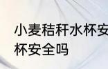 小麦秸秆水杯安全吗 小麦秸秆做的水杯安全吗