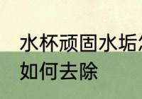 水杯顽固水垢怎么去除 水杯顽固水垢如何去除